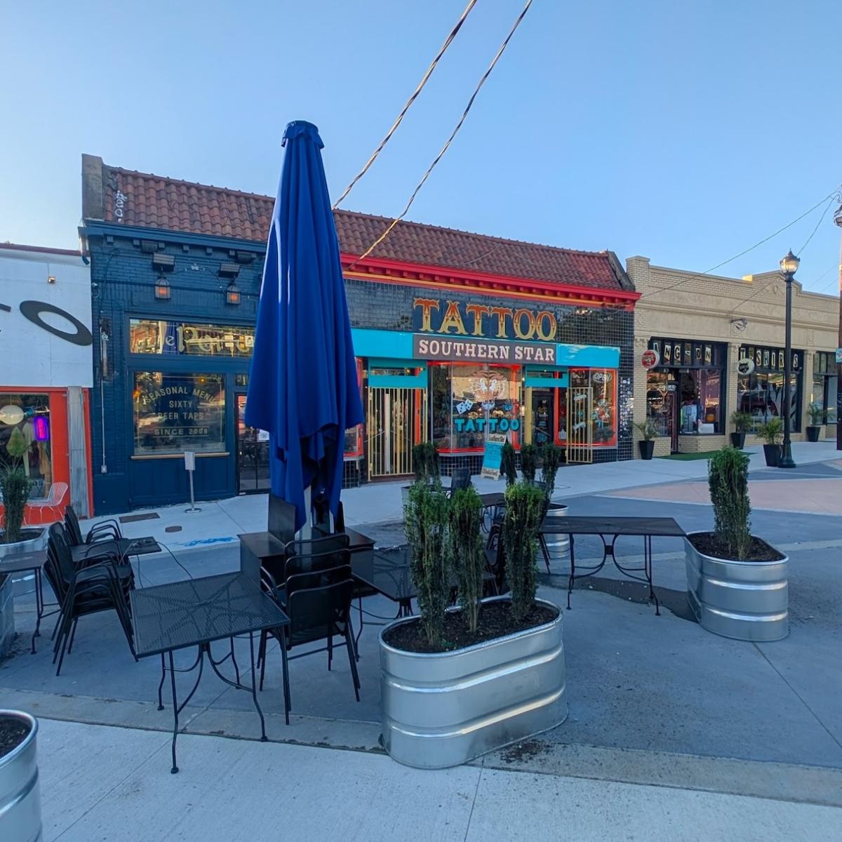 Photos: Overhaul of Little Five Points' funky core is finished